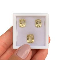 Berilo Amarelo Cushion SET 8,18ct