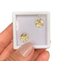 Berilo Amarelo Gota Pera Par 4,77ct