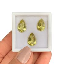 Berilo Amarelo Gota SET 10,09ct