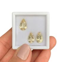 Berilo Amarelo Gota SET 7,18ct