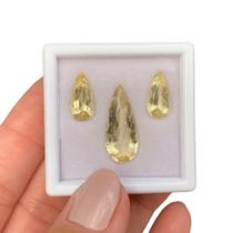 Berilo Amarelo Lágrima Gota SET 9,77ct
