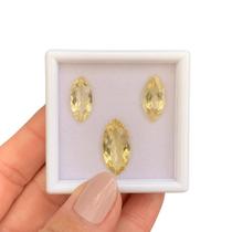 Berilo Amarelo Navete SET 13,87ct