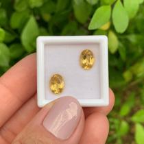 Berilo Amarelo Oval Par 2,26ct