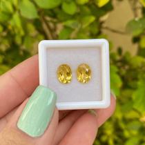 Berilo Amarelo Oval Par 2,35ct