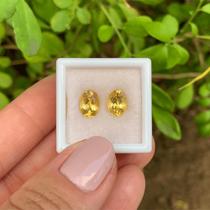 Berilo Amarelo Oval Par 2,48ct (2)