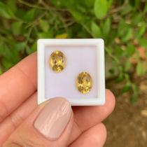 Berilo Amarelo Oval Par 3,69ct