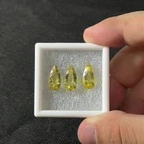 Berilo Facetado Gota Trio 7x14mm - 3 Pedras Berilo Facetado Gota Trio 7x14mm - 3 Pedras