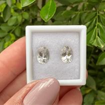 Berilo Incolor Oval Par 2,40ct