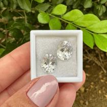 Berilo Incolor Oval Par 6,44ct