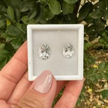 Berilo Incolor Oval Par 6,78ct