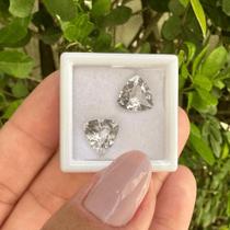 Berilo Incolor Trillion Par 3,89ct (1)