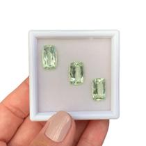 Berilo Verde Cushion SET 12,57ct