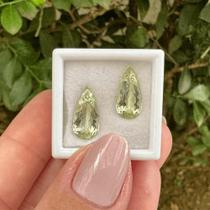 Berilo Verde Gota Par 4,87ct