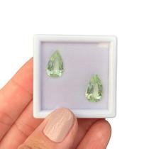 Berilo Verde Gota Par 7,03ct