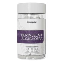 Berinjela + Alcachofra Suplemento Alimentar Natural 100% Puro Extrato Seco 60 Cápsulas Natunectar Original