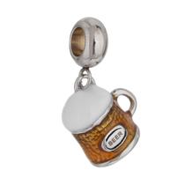Berloque aço inox caneca de chopp