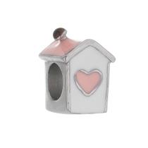 Berloque aco inox casinha de boneca