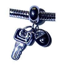 Berloque Aço Inox Pingentes E Separadores Com Resina-grupo H