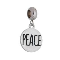 Berloque aco inox pomba da paz Berloque aco inox pomba da paz