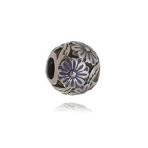 Berloque aco inox varias flores