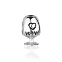 Berloque aço inox vinho Berloque aço inox vinho