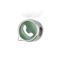 Berloque aço inox whatsapp