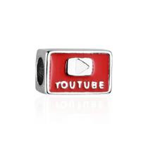 Berloque aço inox youtube
