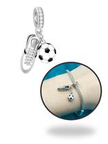 Berloque AMO FUTEBOL 2 em Prata 925