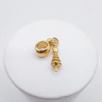 Berloque apaxorô banhado a ouro 18k