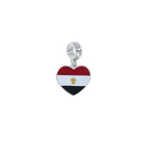 Berloque Bandeira do Egito de Prata Moments