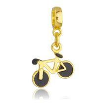 Berloque Bicicleta Ciclismo Banhado a Ouro 18k Berloque Bicicleta Ciclismo Banhado a Ouro 18k