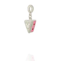 Berloque Bolo Fatia Esmaltado Berloque Bolo Fatia Esmaltado