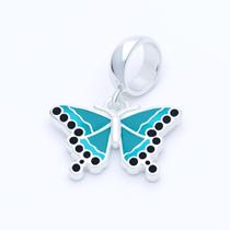 Berloque Borboleta Azul Em Prata 925 Berloque Borboleta Azul Em Prata 925