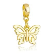 Berloque Borboleta Banhado a Ouro 18k Berloque Borboleta Banhado a Ouro 18k