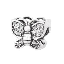Berloque Borboleta Cravejada Prata 925 Berloque Borboleta Cravejada Prata 925
