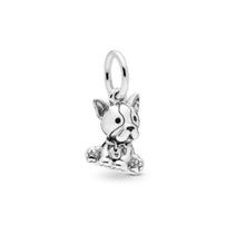 Berloque CACHORRINHO 3 em Prata S925 para pulseiras modelo Pandora ou Vivara Berloque CACHORRINHO 3 em Prata S925 para pulseiras modelo Pandora ou Vivara
