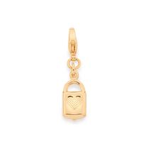 Berloque cadeado folheado a ouro 542439 Rommanel Berloque cadeado folheado a ouro 542439 Rommanel