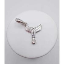 Berloque cauda de sereia cravejado mm zircônias a rhodium Berloque cauda de sereia cravejado mm zircônias a rhodium