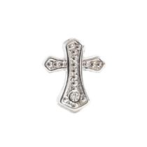 Berloque Charm Cruz Banhado a Ródio Berloque Charm Cruz Banhado a Ródio