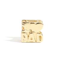 Berloque Charm I Love Dad Banhado a Ouro Berloque Charm I Love Dad Banhado a Ouro