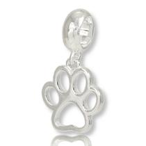 Berloque charm pata pet prata legitima 925