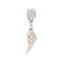 Berloque Charm Pingente Asa Banhado a Ródio Berloque Charm Pingente Asa Banhado a Ródio