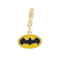 Berloque Charm Pingente Heróis Banhado a Ouro Berloque Charm Pingente Heróis Banhado a Ouro