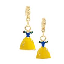 Berloque Charm Pingente Princesas Banhado a Ouro