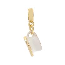Berloque Charm Pingente Xícara de Café Banhado Berloque Charm Pingente Xícara de Café Banhado