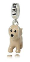 Berloque Charm Prata Legitima 925 Cachorro Labrador Berloque Charm Prata Legitima 925 Cachorro Labrador