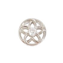 Berloque Charm Separador Flor Zircônia Banhado Berloque Charm Separador Flor Zircônia Banhado