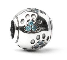 Berloque Charm Separador Patinhas uis Em Prata 925 Berloque Charm Separador Patinhas uis Em Prata 925