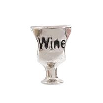 Berloque Charm Taça de Vinho Pequena Banhado Berloque Charm Taça de Vinho Pequena Banhado