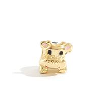 Berloque Charm Vaquinha Pequena Banhado Berloque Charm Vaquinha Pequena Banhado